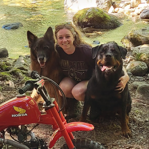 Britt Phoenix, Trevor, Hemi at Chilliwack River