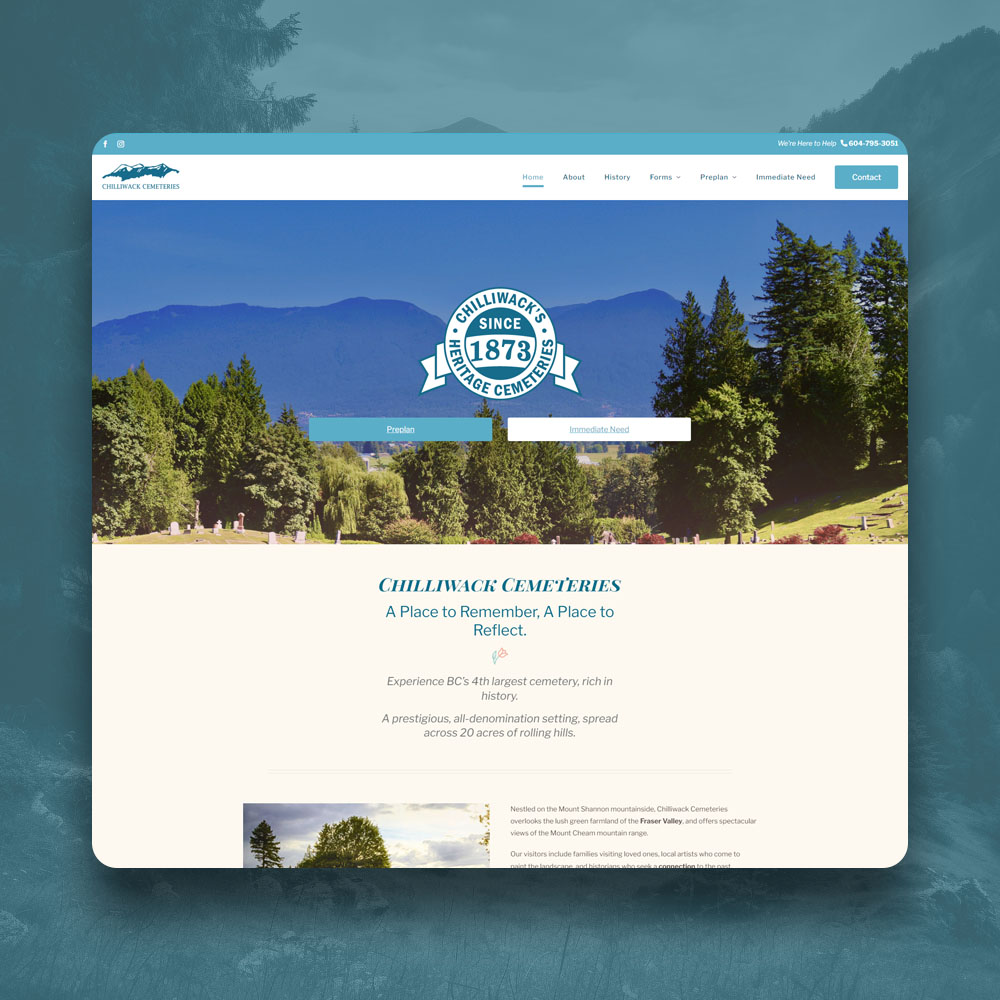 Chilliwack Web Design - Chilliwack Cemeteries